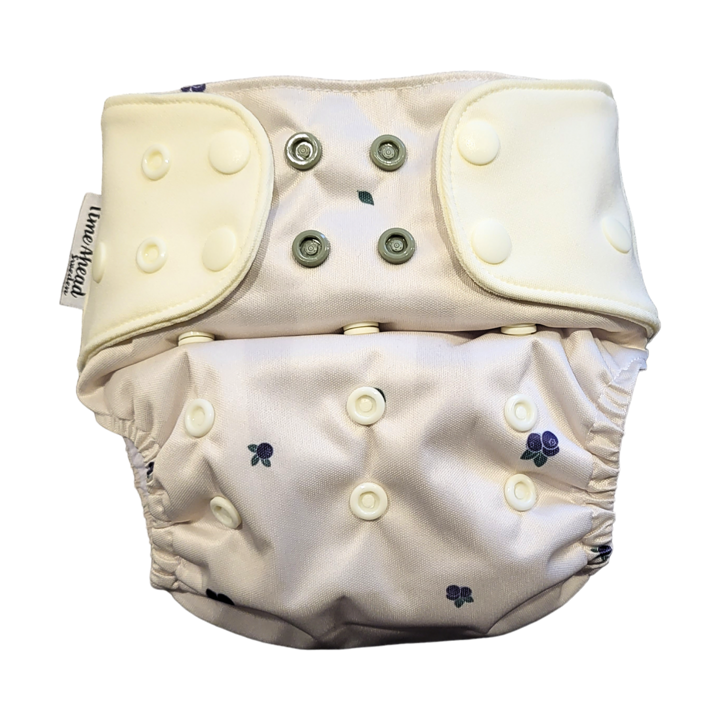 The Swedish Forest | Pocket Diaper Stretch | 5-17kg: Humleblomster blå / No inserts - - MamaMilla
