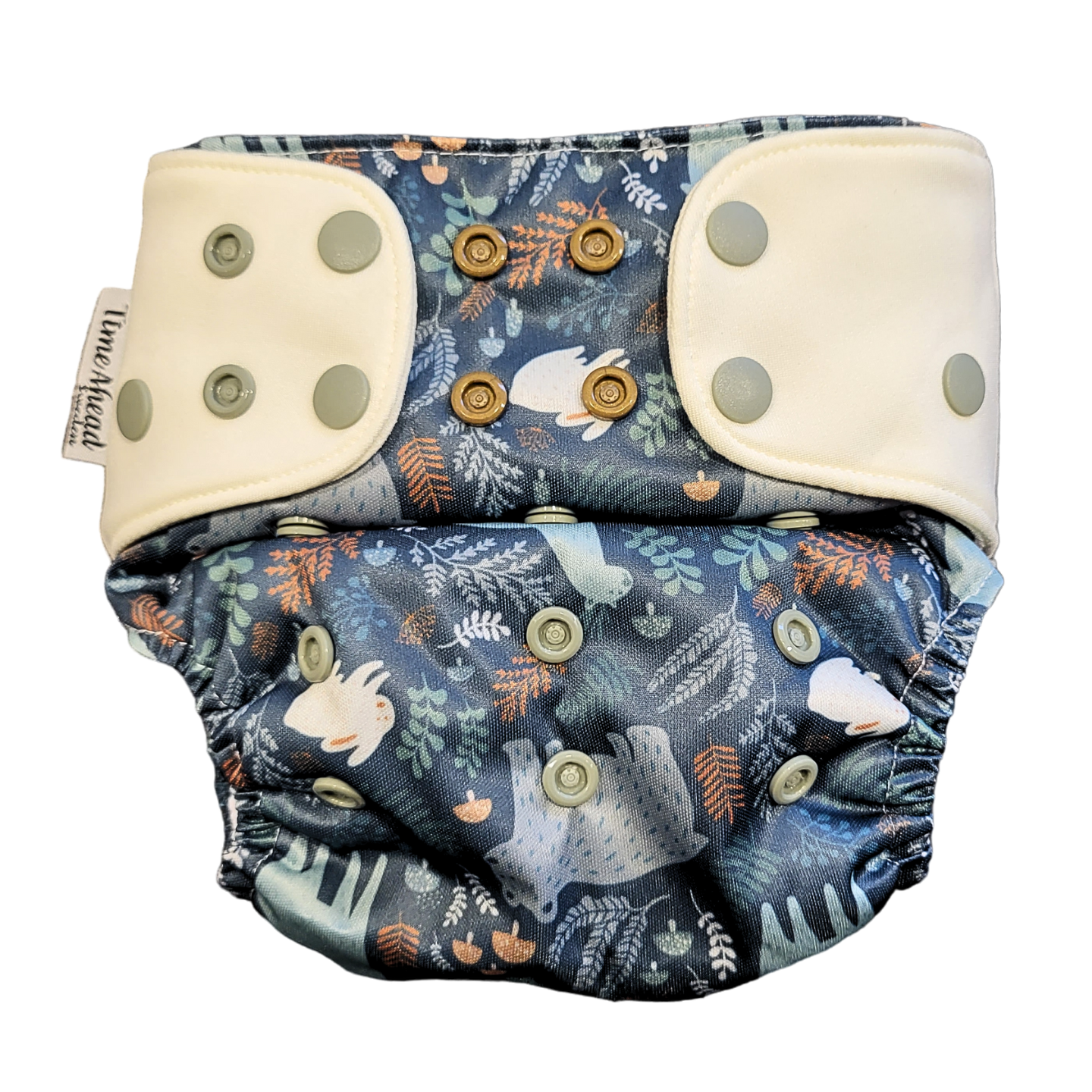 The Swedish Forest | Pocket Diaper Stretch | 5-17kg: Humleblomster beige / No inserts - - MamaMilla