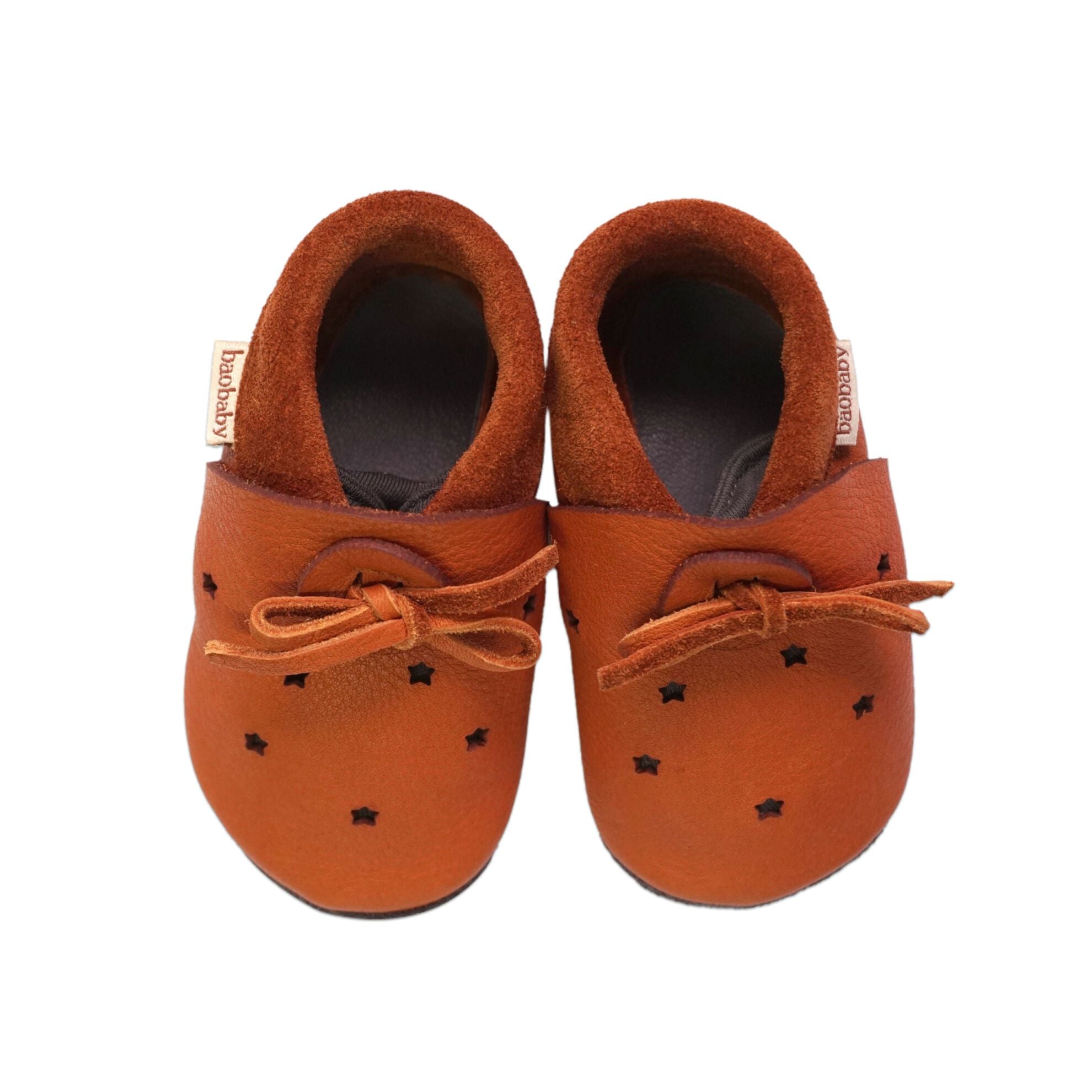 Baobaby Sandalen – Sterne Haselnuss XS – – MamaMilla
