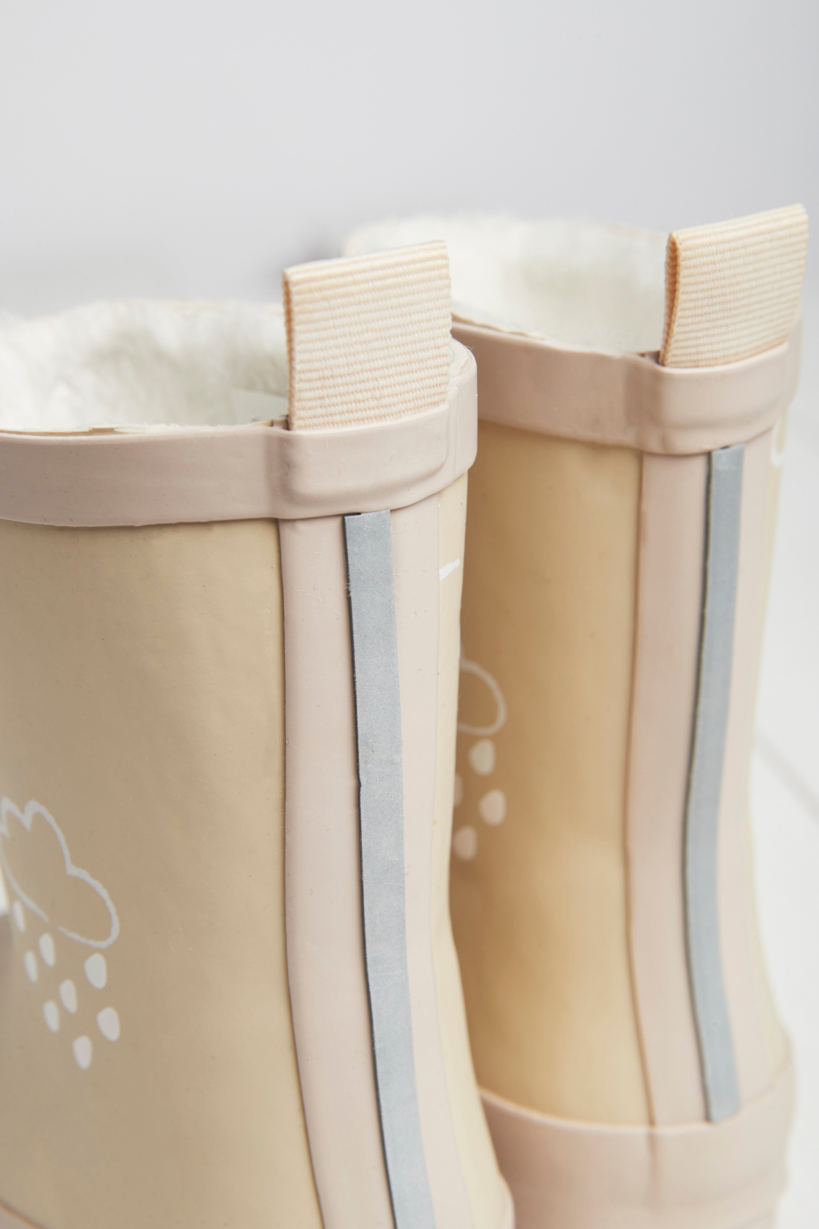 Grass & Air vintergummistøvler med teddyfleece-for