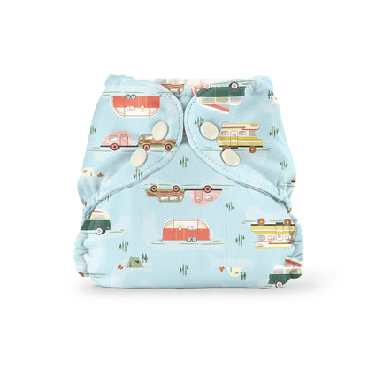 Außen (+ Schwimmwindel): Gitter / Größe 2 (18–35 lbs) – – MamaMilla