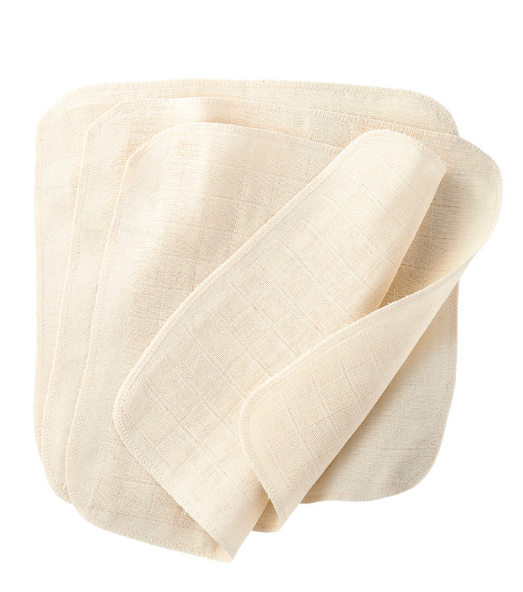 Waschlappen für Babys aus Musselin – Natur – Disana Bio-Babykleidung