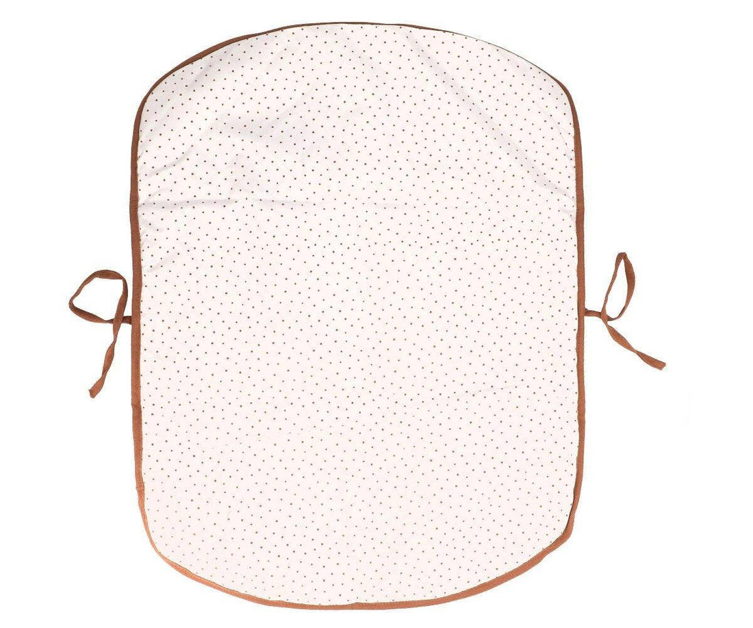 Tutete pusleunderlag foldbar i bomuld - Brun
