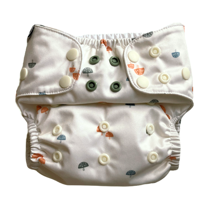 The Swedish Forest | Pocket Diaper | Slim 3-15kg: Ekollon / No inserts - - MamaMilla