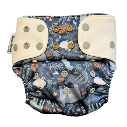 The Swedish Forest | Pocket Diaper Stretch | 5-17kg: Dalaskog / No inserts - - MamaMilla