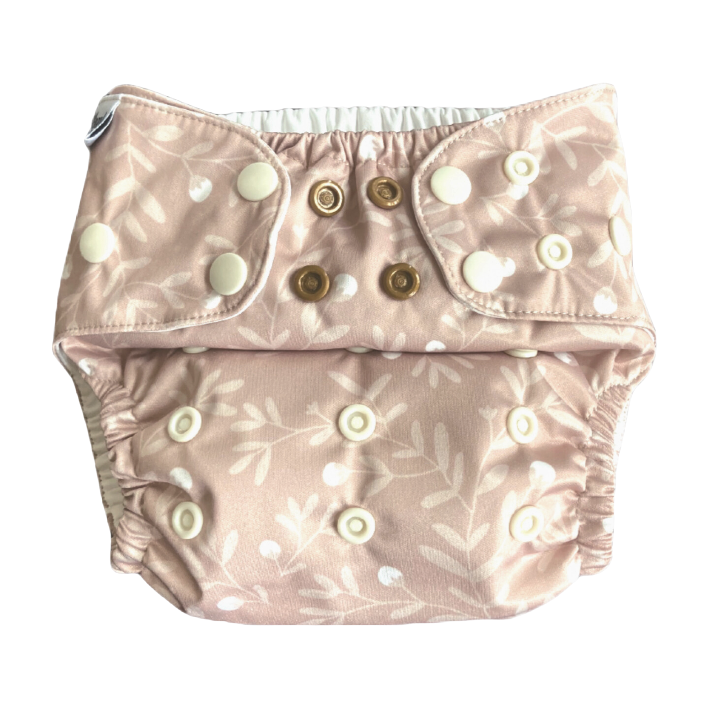 The Swedish Forest | Pocket Diaper | Slim 3-15kg: Humleblomster vit / No inserts - - MamaMilla