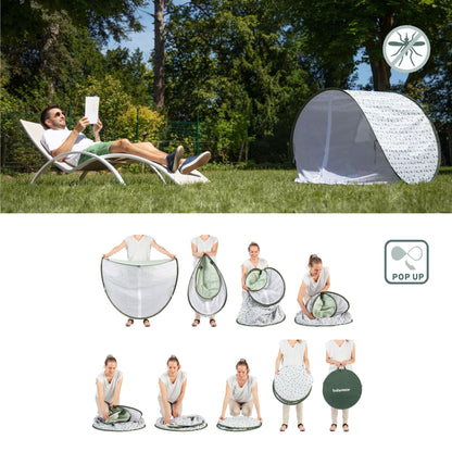Babymoov UV-telt - Grøn - Provence - UV-telt - MamaMilla