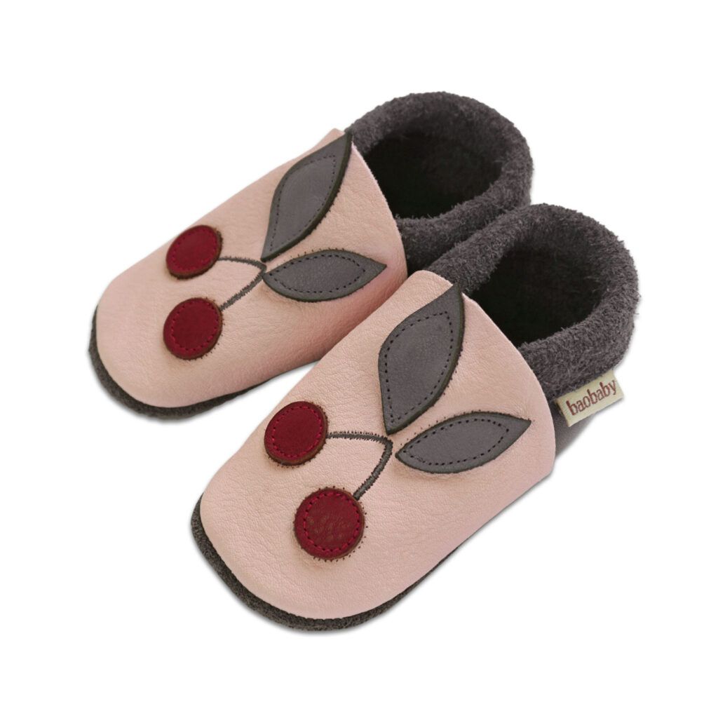 Baobaby Classic Baby Skor - Cherry Pop M - - MamaMilla