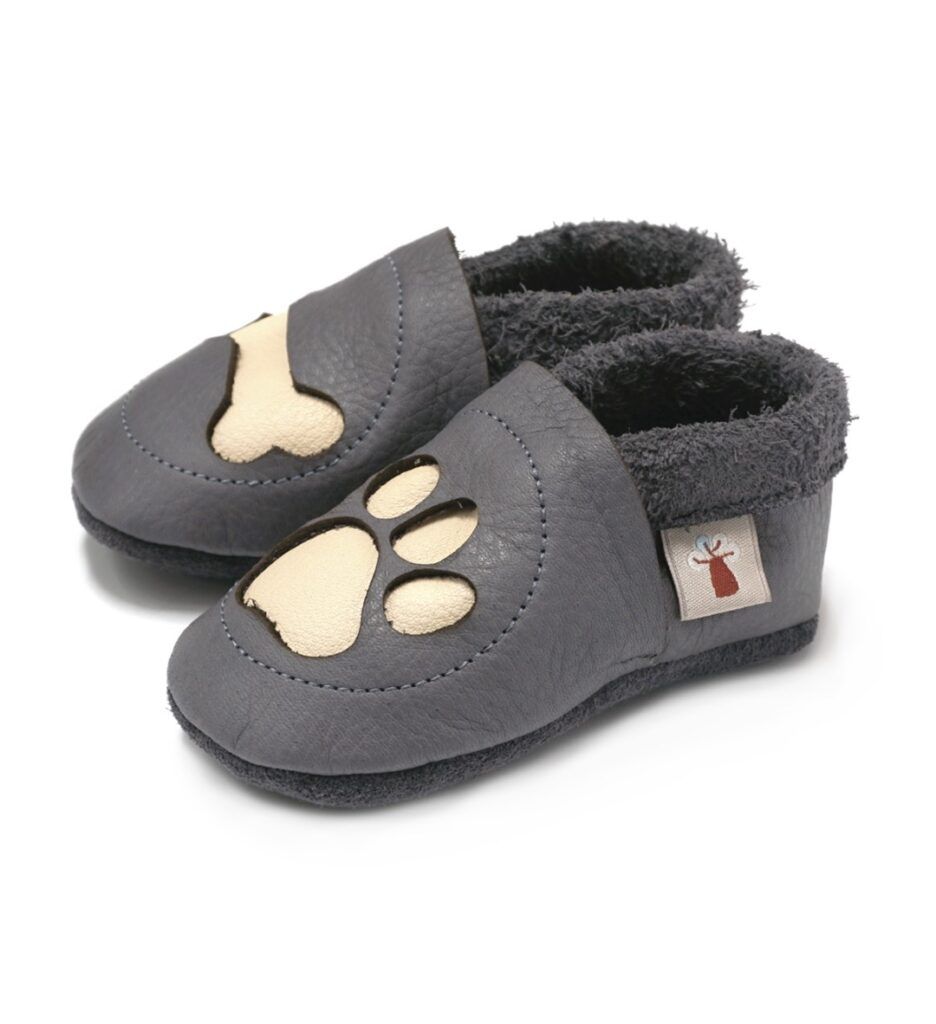 Baobaby Classic Babyschuhe – Paw Grey XXL – – MamaMilla