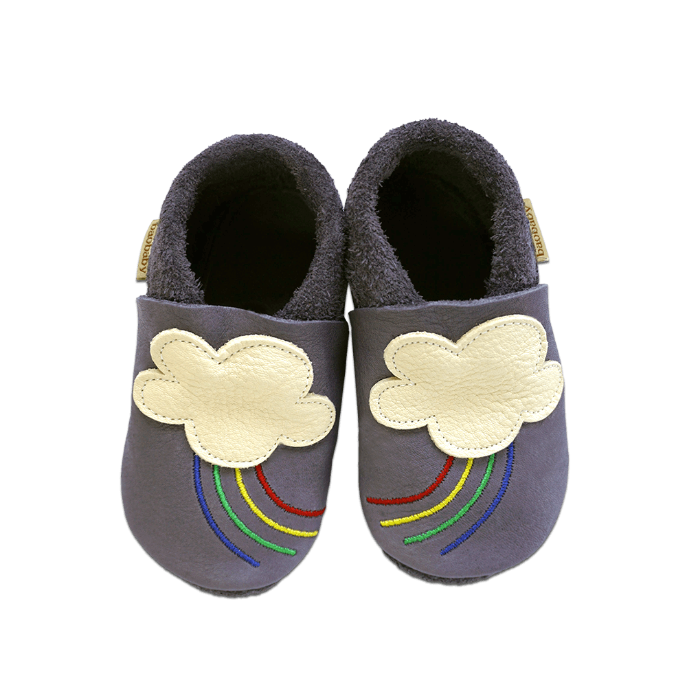Baobaby Classic Baby Skor - Rainbow XXL - - MamaMilla