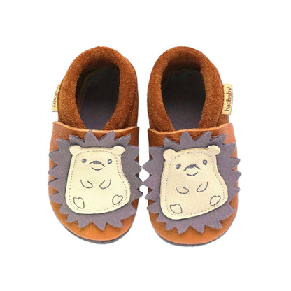 Baobaby Klassieke Babyschoentjes - Spikey Curry M - - MamaMilla