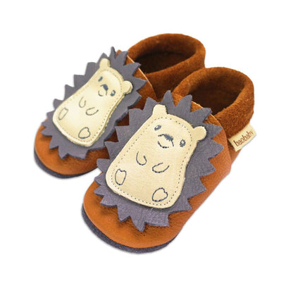 Baobaby Classic Babyschuhe – Spikey Curry XL – – MamaMilla