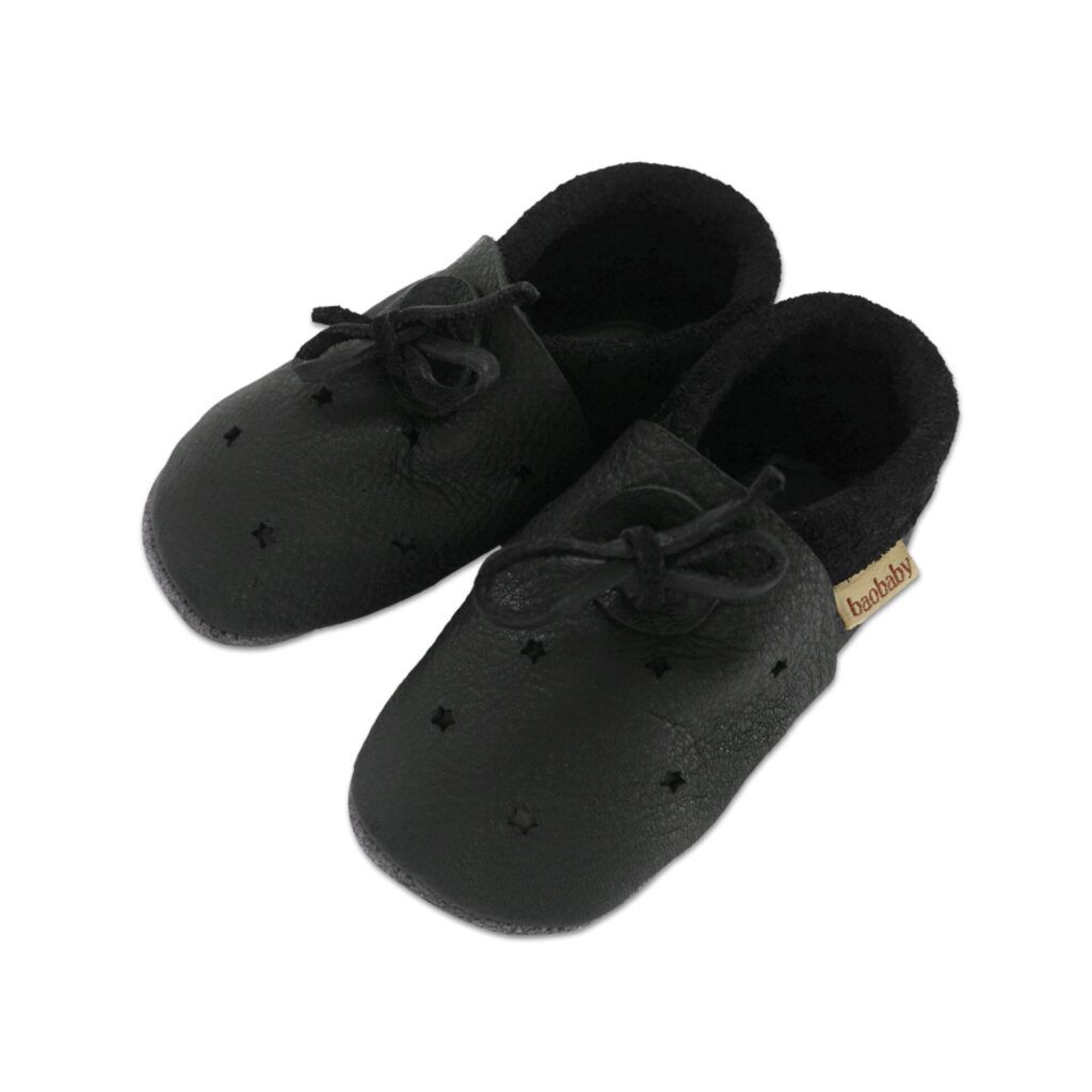 Baobaby Sandalen - Sterren Zwart S - - MamaMilla
