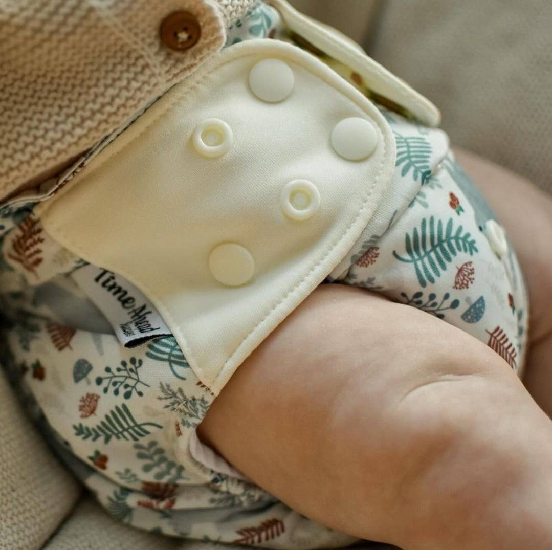 The Swedish Forest | Pocket Diaper Stretch | 5-17kg: Blåbär / No inserts - - MamaMilla